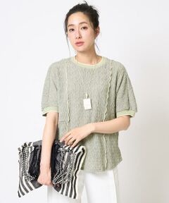 GEORGES RECH / ジョルジュ・レッシュ カットソー | ランダムシャーリングドルマンスリーブカットソー