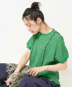 GEORGES RECH / ジョルジュ・レッシュ カットソー | ランダムシャーリングドルマンスリーブカットソー