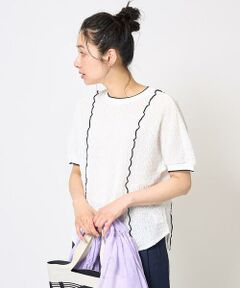 GEORGES RECH / ジョルジュ・レッシュ カットソー | ランダムシャーリングドルマンスリーブカットソー
