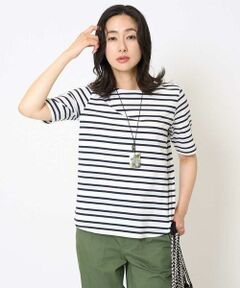 GEORGES RECH / ジョルジュ・レッシュ カットソー | [日本製]マルチボーダーラメカットソー