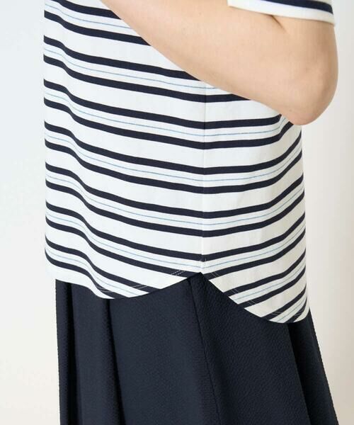 GEORGES RECH / ジョルジュ・レッシュ カットソー | [日本製]マルチボーダーラメカットソー | 詳細10