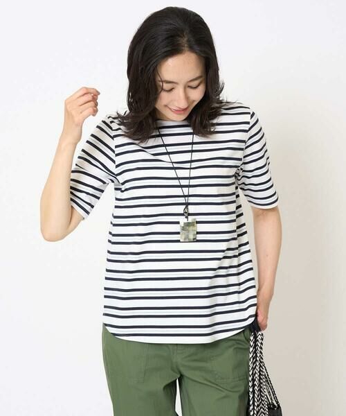 GEORGES RECH / ジョルジュ・レッシュ カットソー | [日本製]マルチボーダーラメカットソー | 詳細2