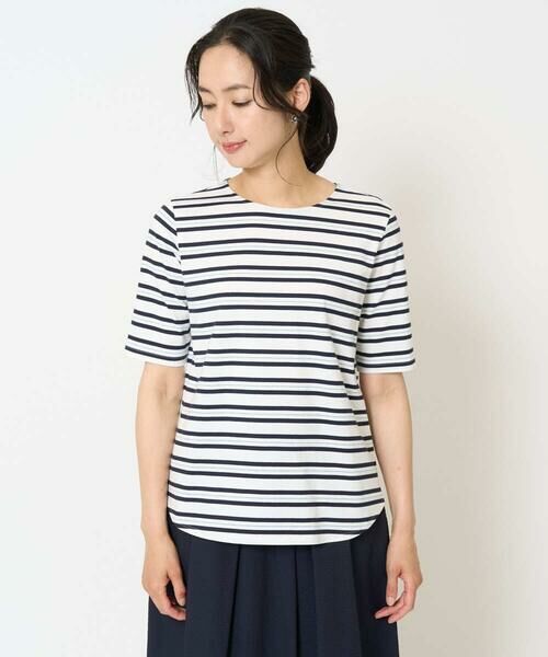 GEORGES RECH / ジョルジュ・レッシュ カットソー | [日本製]マルチボーダーラメカットソー | 詳細4