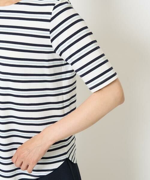 GEORGES RECH / ジョルジュ・レッシュ カットソー | [日本製]マルチボーダーラメカットソー | 詳細9