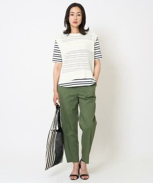 GEORGES RECH / ジョルジュ・レッシュ ショート・ハーフ・半端丈パンツ | [接触冷感]ストレッチテーパードベイカーパンツ | 詳細12