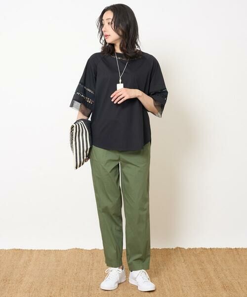 GEORGES RECH / ジョルジュ・レッシュ ショート・ハーフ・半端丈パンツ | [接触冷感]ストレッチテーパードベイカーパンツ | 詳細19