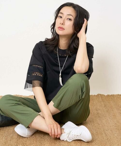 GEORGES RECH / ジョルジュ・レッシュ ショート・ハーフ・半端丈パンツ | [接触冷感]ストレッチテーパードベイカーパンツ | 詳細20