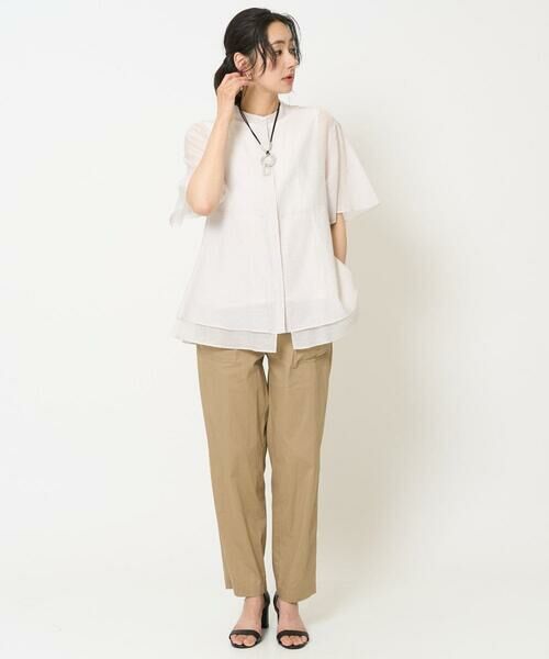 GEORGES RECH / ジョルジュ・レッシュ ショート・ハーフ・半端丈パンツ | [接触冷感]ストレッチテーパードベイカーパンツ | 詳細21