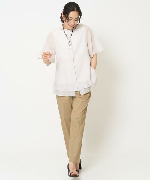 GEORGES RECH / ジョルジュ・レッシュ ショート・ハーフ・半端丈パンツ | [接触冷感]ストレッチテーパードベイカーパンツ | 詳細22