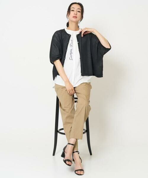 GEORGES RECH / ジョルジュ・レッシュ ショート・ハーフ・半端丈パンツ | [接触冷感]ストレッチテーパードベイカーパンツ | 詳細23