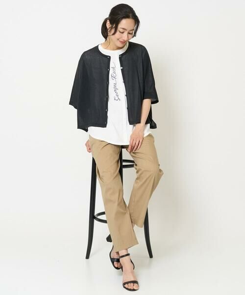 GEORGES RECH / ジョルジュ・レッシュ ショート・ハーフ・半端丈パンツ | [接触冷感]ストレッチテーパードベイカーパンツ | 詳細24