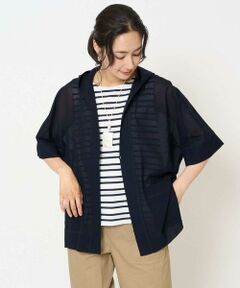 GEORGES RECH / ジョルジュ・レッシュ カーディガン・ボレロ | シアーフードカーディガン