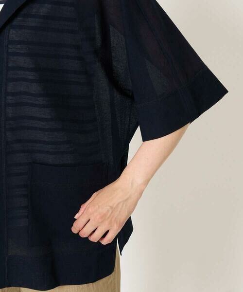 GEORGES RECH / ジョルジュ・レッシュ カーディガン・ボレロ | シアーフードカーディガン | 詳細10