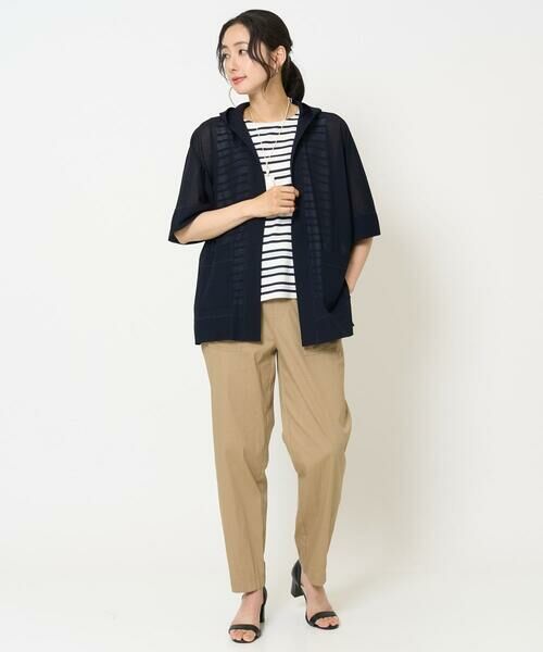 GEORGES RECH / ジョルジュ・レッシュ カーディガン・ボレロ | シアーフードカーディガン | 詳細15