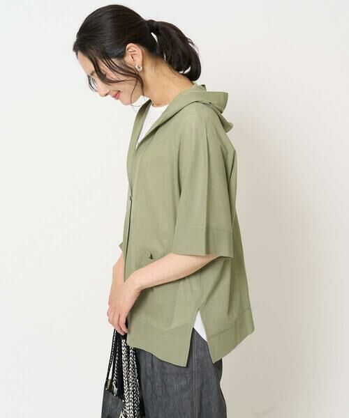 GEORGES RECH / ジョルジュ・レッシュ カーディガン・ボレロ | シアーフードカーディガン | 詳細2