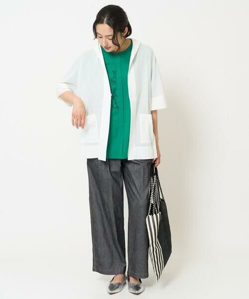 GEORGES RECH / ジョルジュ・レッシュ カーディガン・ボレロ | シアーフードカーディガン | 詳細25