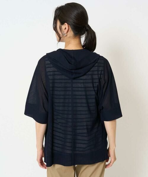 GEORGES RECH / ジョルジュ・レッシュ カーディガン・ボレロ | シアーフードカーディガン | 詳細8