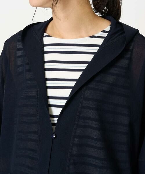 GEORGES RECH / ジョルジュ・レッシュ カーディガン・ボレロ | シアーフードカーディガン | 詳細9