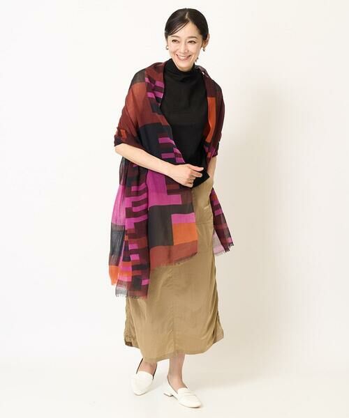 GEORGES RECH / ジョルジュ・レッシュ マフラー・ショール・スヌード・ストール | ウール大判ストール | 詳細6