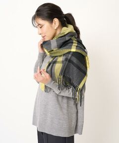 GEORGES RECH / ジョルジュ・レッシュ マフラー・ショール・スヌード・ストール | カラーチェック大判ストール