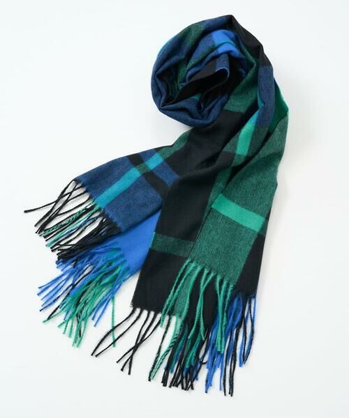 GEORGES RECH / ジョルジュ・レッシュ マフラー・ショール・スヌード・ストール | カラーチェック大判ストール | 詳細1