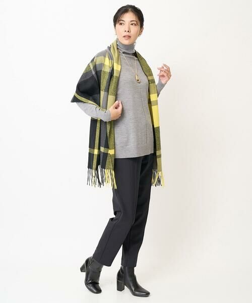 GEORGES RECH / ジョルジュ・レッシュ マフラー・ショール・スヌード・ストール | カラーチェック大判ストール | 詳細6
