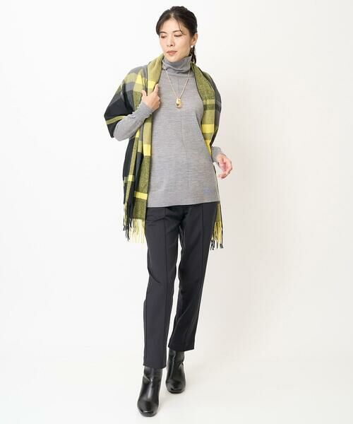 GEORGES RECH / ジョルジュ・レッシュ マフラー・ショール・スヌード・ストール | カラーチェック大判ストール | 詳細7