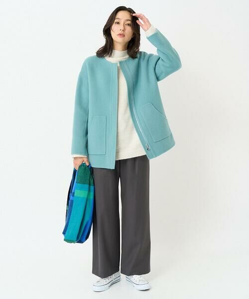 GEORGES RECH / ジョルジュ・レッシュ マフラー・ショール・スヌード・ストール | カラーチェック大判ストール | 詳細9