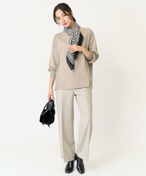 GEORGES RECH / ジョルジュ・レッシュ マフラー・ショール・スヌード・ストール | GRロゴ大判ウールスカーフ | 詳細12