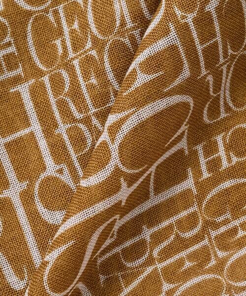 GEORGES RECH / ジョルジュ・レッシュ マフラー・ショール・スヌード・ストール | GRロゴ大判ウールスカーフ | 詳細4