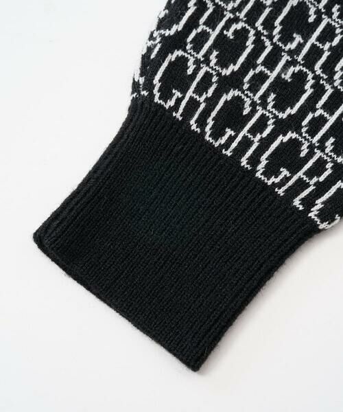 GEORGES RECH / ジョルジュ・レッシュ その他 | ジャガードニットGRロゴグローブ | 詳細2