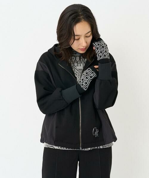 GEORGES RECH / ジョルジュ・レッシュ その他 | ジャガードニットGRロゴグローブ | 詳細5