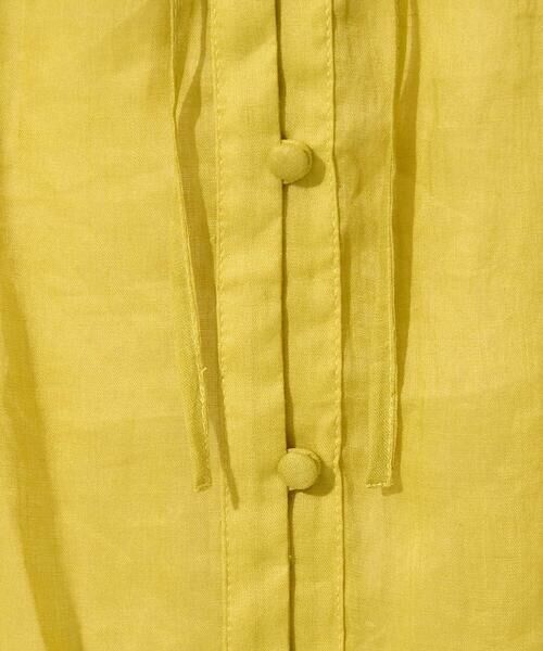 GEORGES RECH / ジョルジュ・レッシュ シャツ・ブラウス | ラミーギャザースタンドカラーブラウス | 詳細11