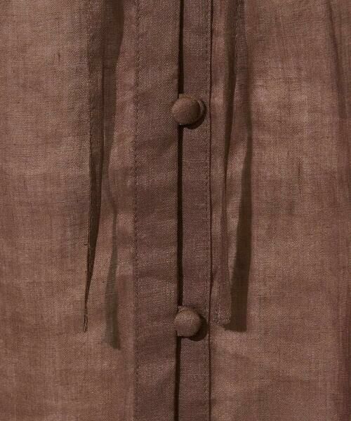 GEORGES RECH / ジョルジュ・レッシュ シャツ・ブラウス | ラミーギャザースタンドカラーブラウス | 詳細12