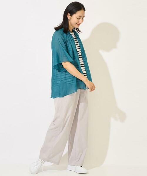 GEORGES RECH / ジョルジュ・レッシュ シャツ・ブラウス | ラミーギャザースタンドカラーブラウス | 詳細21