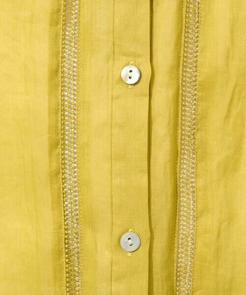 GEORGES RECH / ジョルジュ・レッシュ シャツ・ブラウス | ラミーハシゴレース7分袖チュニックブラウス | 詳細15