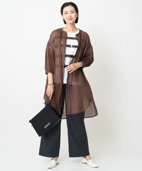 GEORGES RECH / ジョルジュ・レッシュ シャツ・ブラウス | ラミーハシゴレース7分袖チュニックブラウス | 詳細19