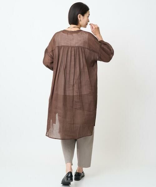 GEORGES RECH / ジョルジュ・レッシュ シャツ・ブラウス | ラミーハシゴレース7分袖チュニックブラウス | 詳細22