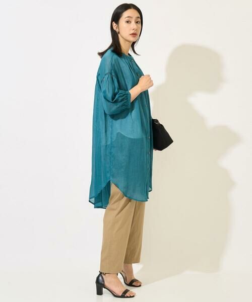 GEORGES RECH / ジョルジュ・レッシュ シャツ・ブラウス | ラミーハシゴレース7分袖チュニックブラウス | 詳細24