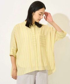 GEORGES RECH / ジョルジュ・レッシュ シャツ・ブラウス | [追加/接触冷感]バンドカラードルマンスリーブブラウス2