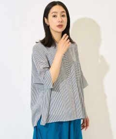 GEORGES RECH / ジョルジュ・レッシュ シャツ・ブラウス | [追加/接触冷感]バンドカラードルマンスリーブブラウス2
