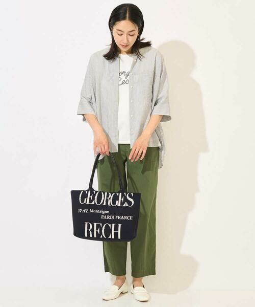 GEORGES RECH / ジョルジュ・レッシュ シャツ・ブラウス | [追加/接触冷感]バンドカラードルマンスリーブブラウス2 | 詳細20