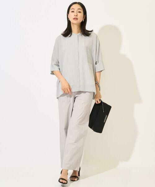 GEORGES RECH / ジョルジュ・レッシュ シャツ・ブラウス | [追加/接触冷感]バンドカラードルマンスリーブブラウス2 | 詳細22