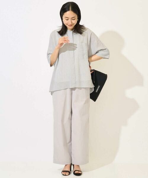 GEORGES RECH / ジョルジュ・レッシュ シャツ・ブラウス | [追加/接触冷感]バンドカラードルマンスリーブブラウス2 | 詳細23