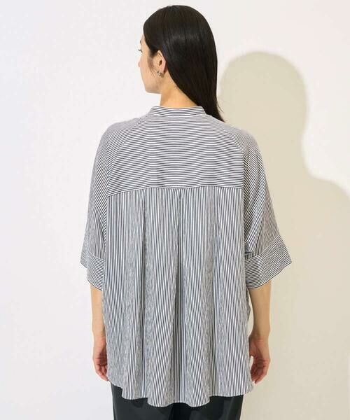 GEORGES RECH / ジョルジュ・レッシュ シャツ・ブラウス | [追加/接触冷感]バンドカラードルマンスリーブブラウス2 | 詳細7