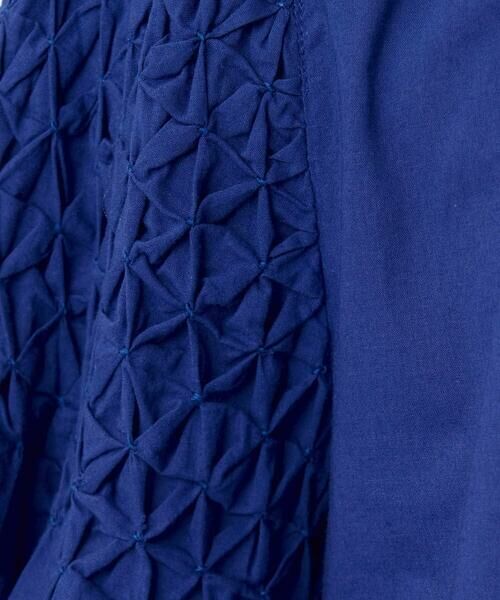GEORGES RECH / ジョルジュ・レッシュ シャツ・ブラウス | ハンドスモッキング6分袖フレアブラウス | 詳細11