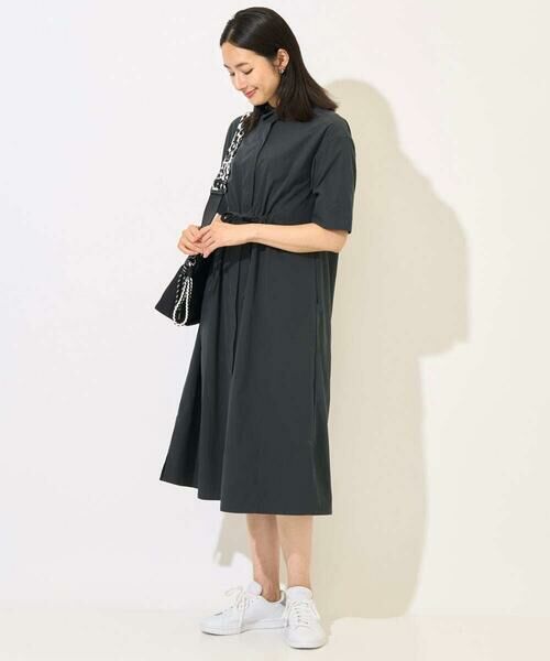 GEORGES RECH / ジョルジュ・レッシュ ロング・マキシ丈ワンピース | [撥水加工]撥水タフタシャツワンピース | 詳細16