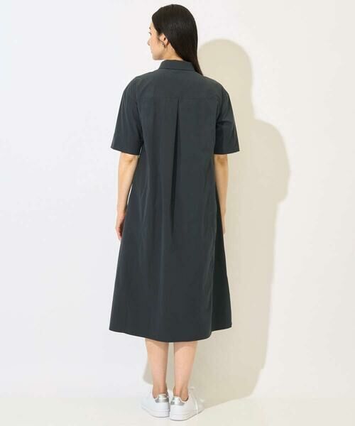GEORGES RECH / ジョルジュ・レッシュ ロング・マキシ丈ワンピース | [撥水加工]撥水タフタシャツワンピース | 詳細3