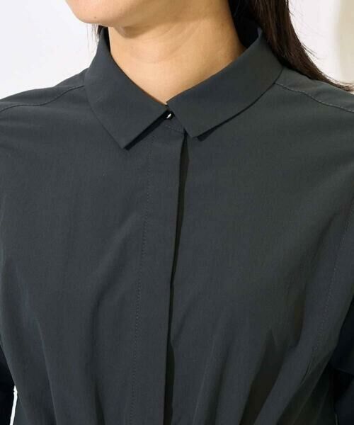 GEORGES RECH / ジョルジュ・レッシュ ロング・マキシ丈ワンピース | [撥水加工]撥水タフタシャツワンピース | 詳細4