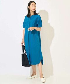 GEORGES RECH / ジョルジュ・レッシュ ロング・マキシ丈ワンピース | [撥水加工]撥水タフタドルマンスリーブワンピース